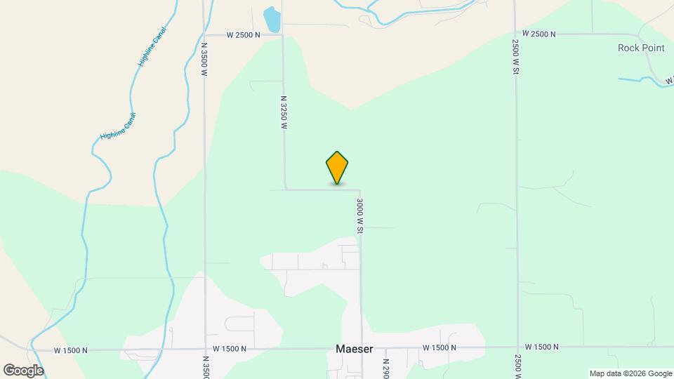 3074 W 2000 N Map and Location Details