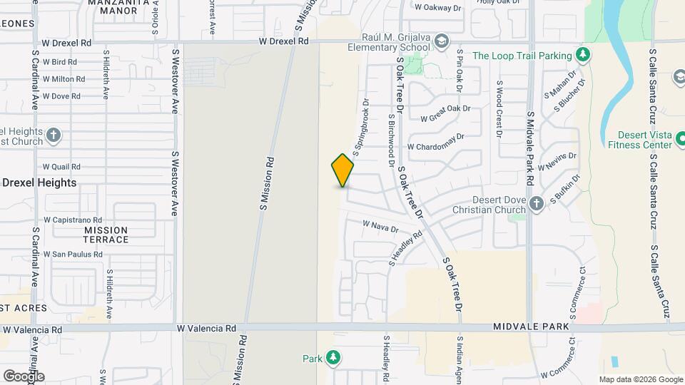 6140 S Springbrook Dr Map and Location Details