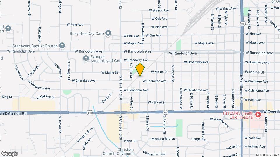 2124 W Cherokee Ave Mapa y Detalles de la Ubicación