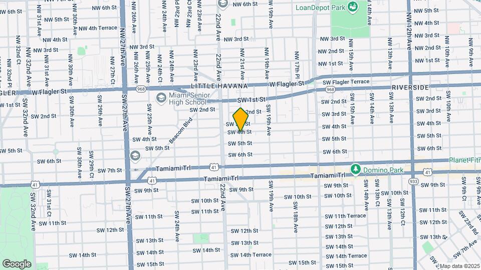 400 SW 21st Ave Map and Location Details
