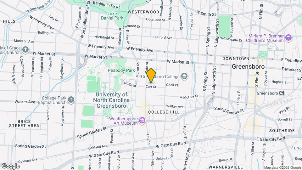 932 Carr St Mapa y Detalles de la Ubicación