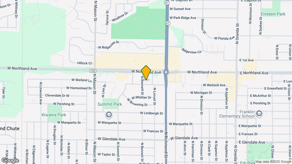 826 W Weiland Ave Map and Location Details