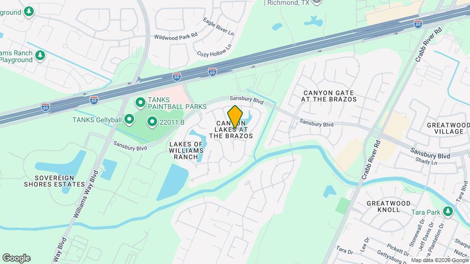 1111 Blue Leaf Dr Map and Location Details