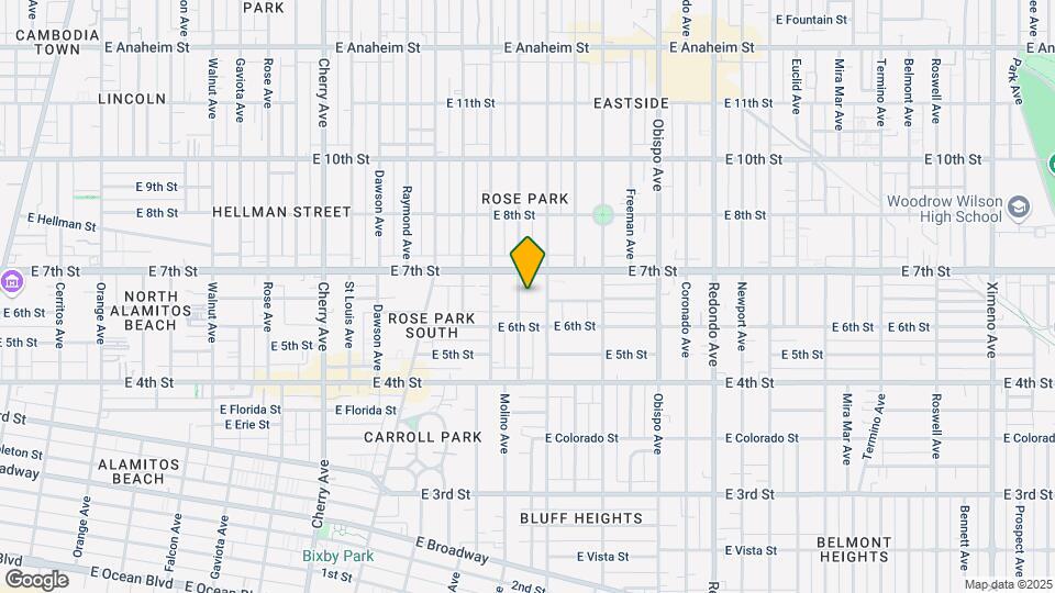 654 Ohio Ave Map and Location Details