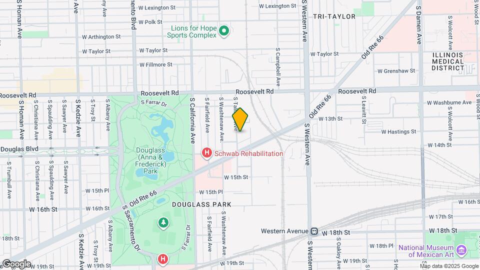 1333 S Talman Ave Map and Location Details