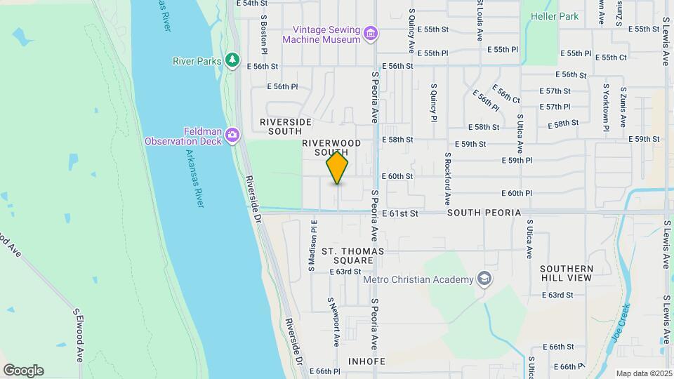 6022 S Newport Ave Map and Location Details