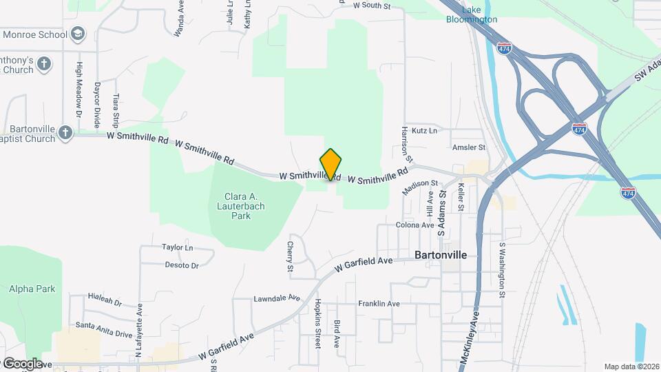 4110 W Smithville Rd Mapa y Detalles de la Ubicación
