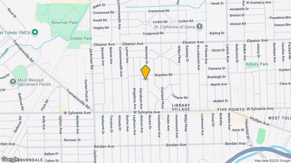 4209 Westway St Map and Location Details