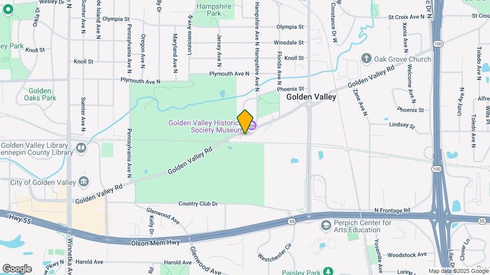 6739 Golden Valley Rd Map and Location Details