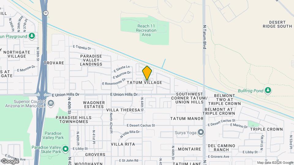 4376 E Selena Dr Mapa y Detalles de la Ubicación