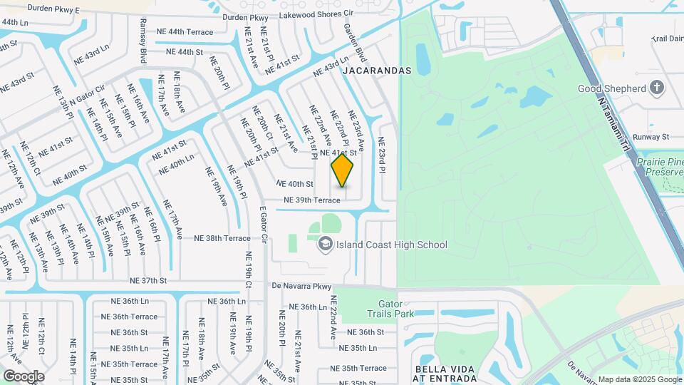 3926 NE 22nd Pl Map and Location Details