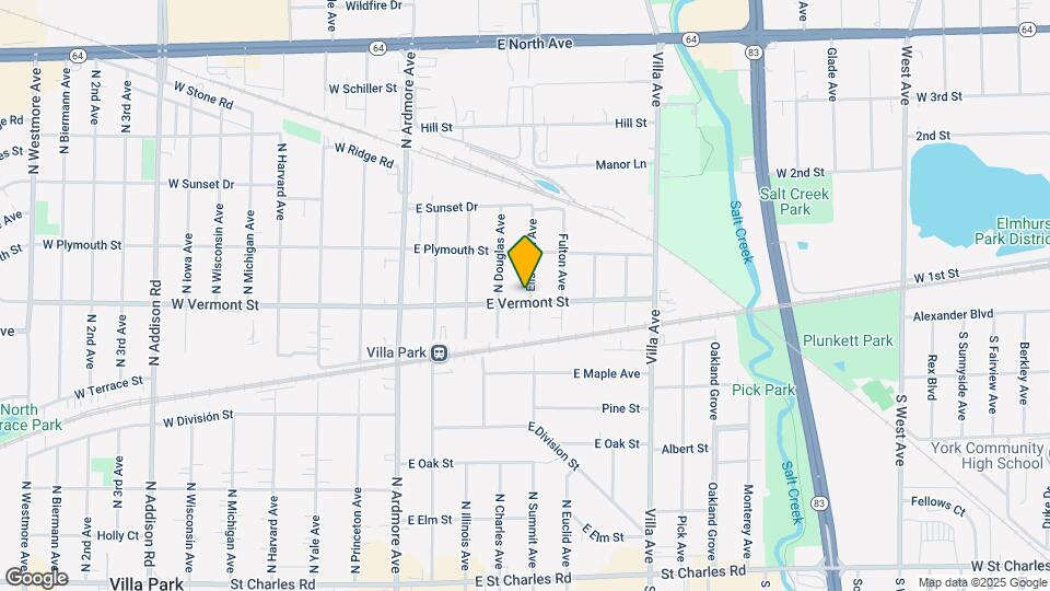 426 N Ellsworth Ave Map and Location Details