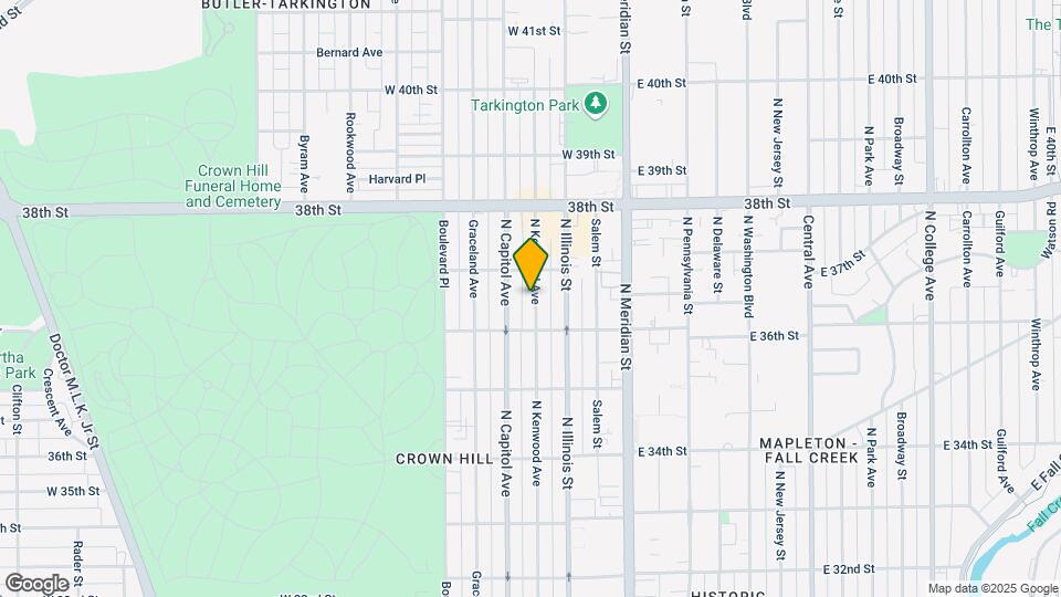 3634 N Kenwood Ave Map and Location Details