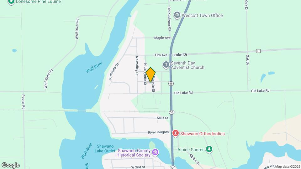 N5621 N Franklin St Map and Location Details