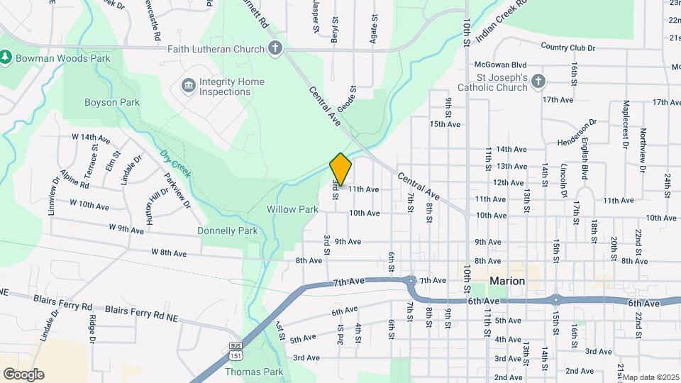 1095 3rd St Map and Location Details
