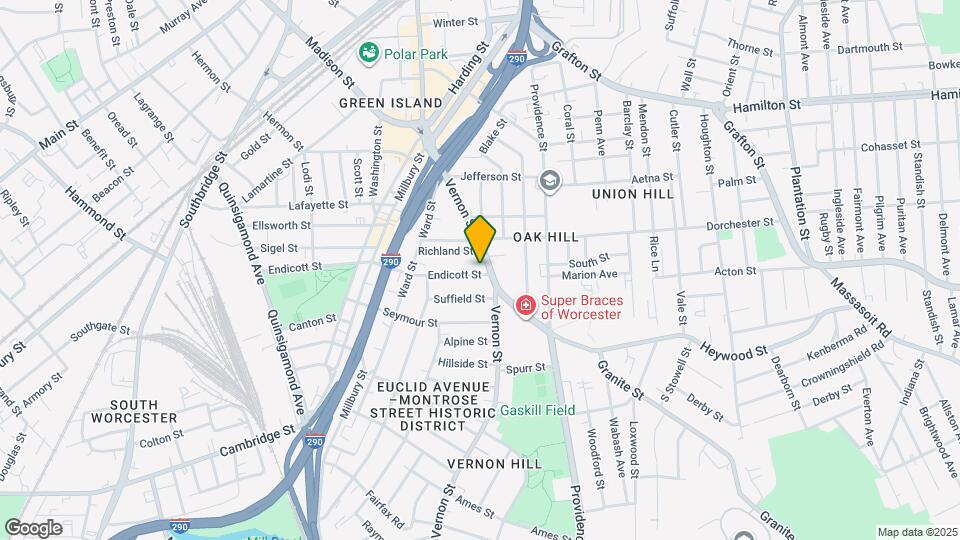 139 Endicott St Map and Location Details