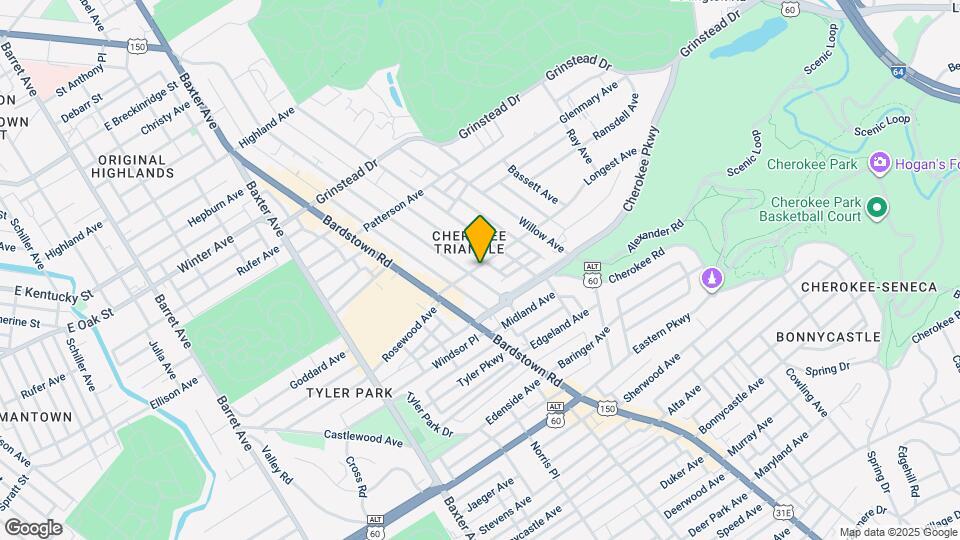 1301 Cherokee Rd, Unit 2 Map and Location Details