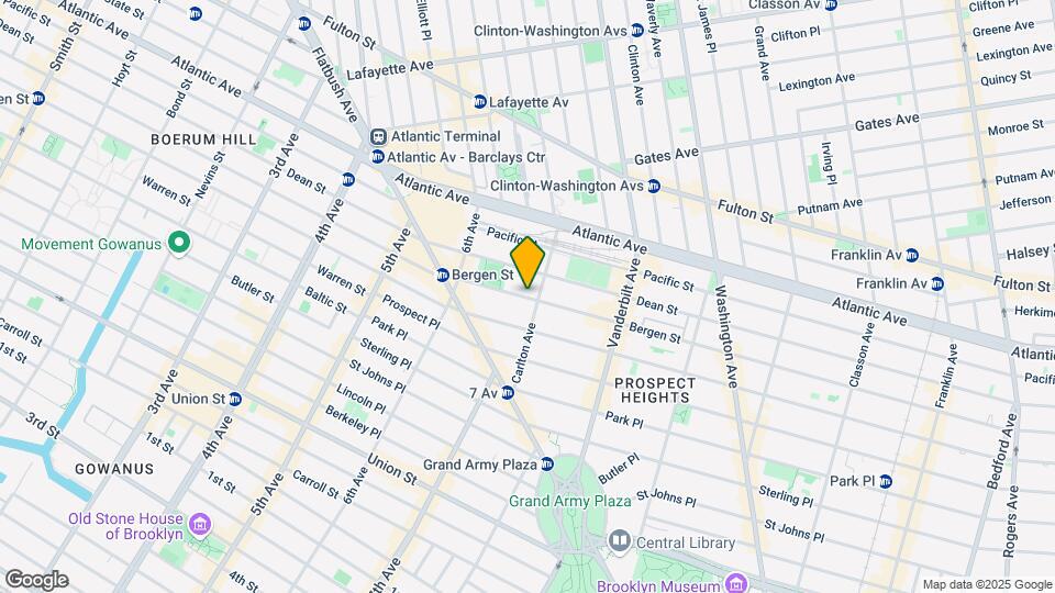 549 Bergen St Map and Location Details