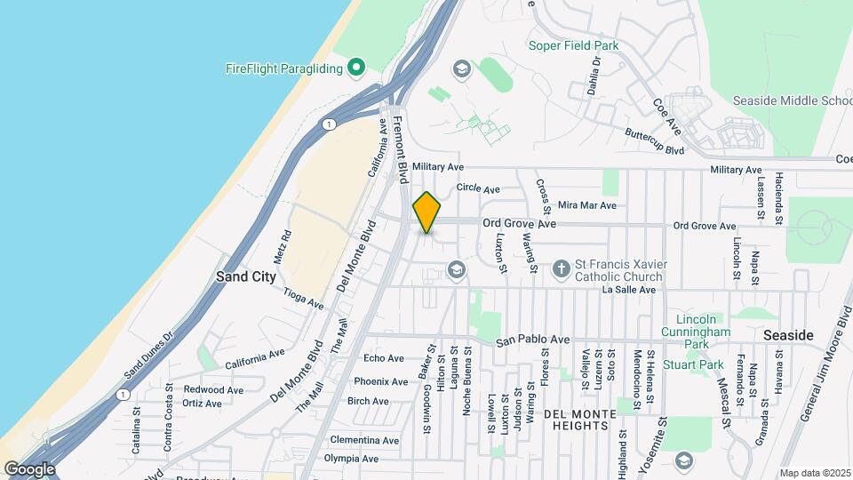 1246 La Jolla Ave Map and Location Details