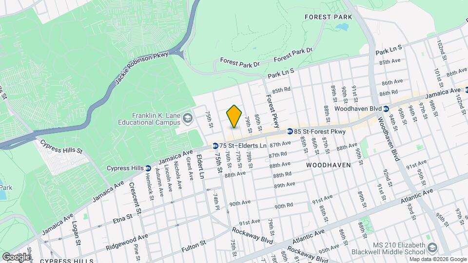 86-31 77th St Map and Location Details