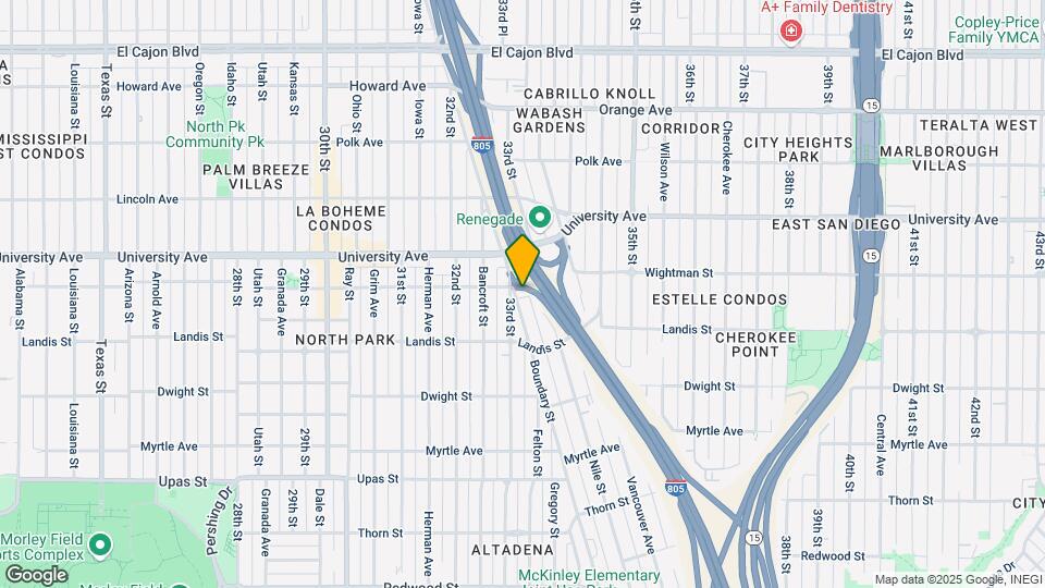 3805 Boundary St Map and Location Details