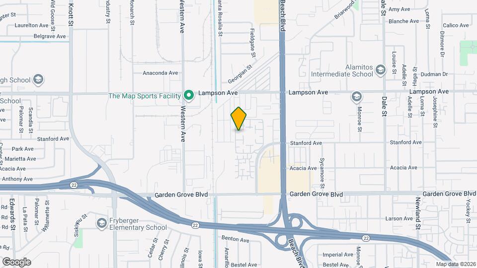 7704 Elmdale Way Map and Location Details