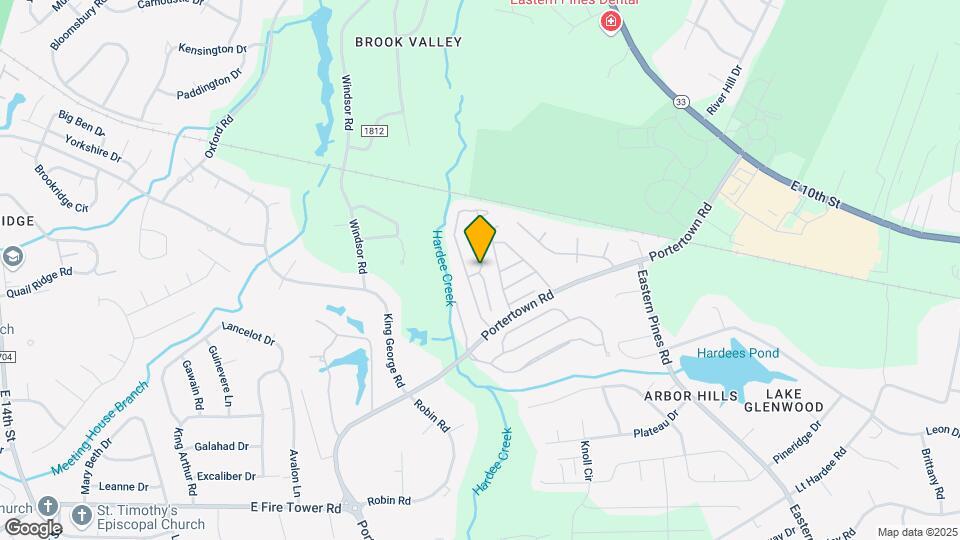 1525 Pine Brook Ct, Unit Shared Map and Location Details