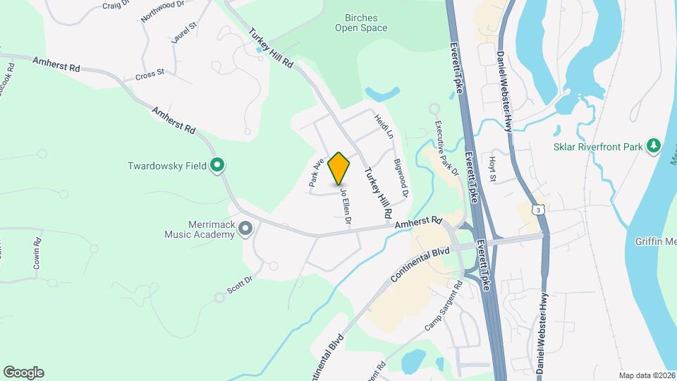 14 Jo Ellen Dr, Unit Upstairs Mapa y Detalles de la Ubicación