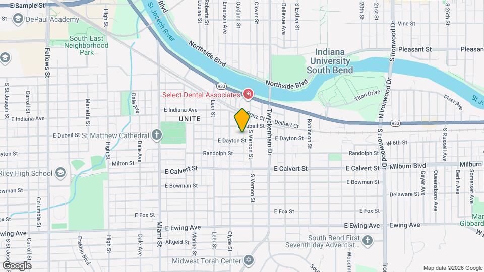 1353 E Dayton St Map and Location Details