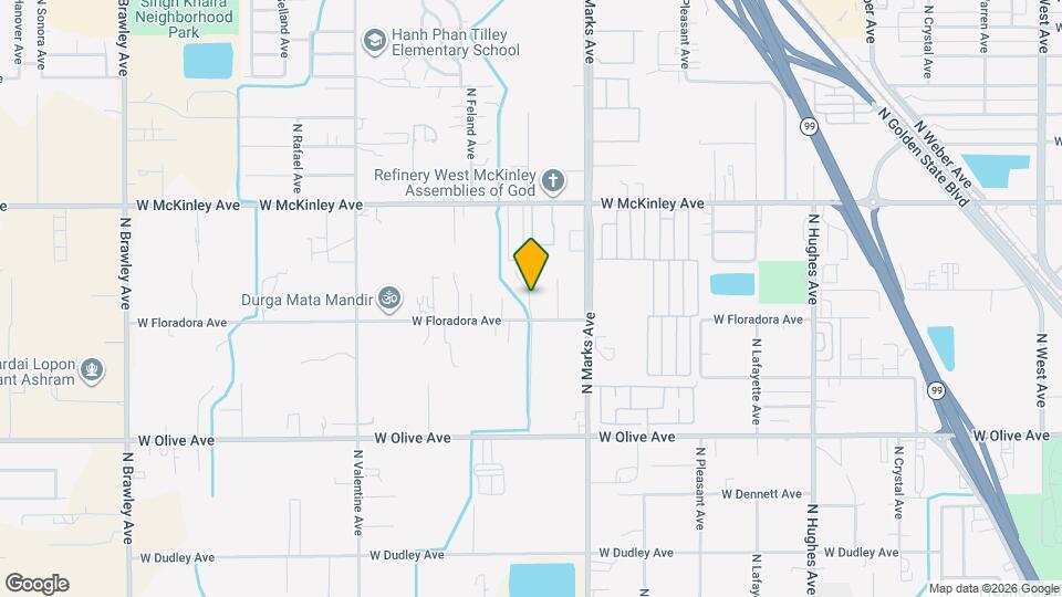 3092 W Floradora Ave Map and Location Details
