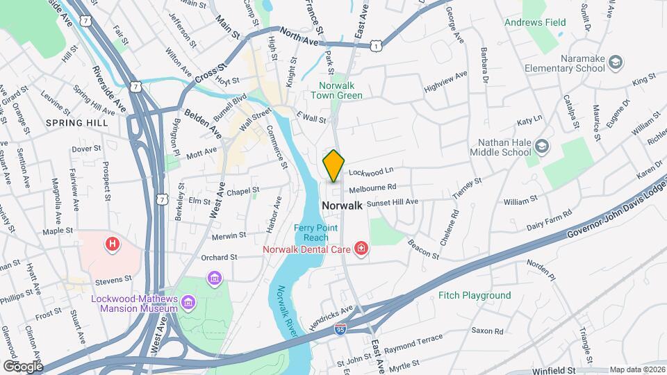 114 East Ave Map and Location Details