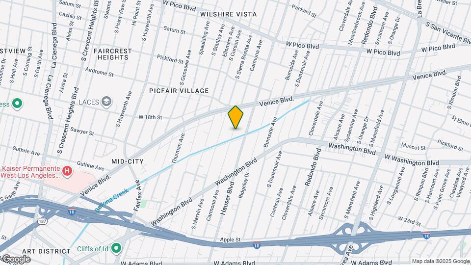 1766 Carmona Ave Map and Location Details