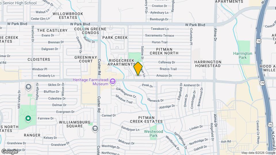 1820 Amazon Dr Map and Location Details