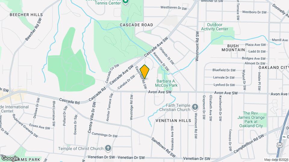 1152 Eastridge Rd SW Map and Location Details