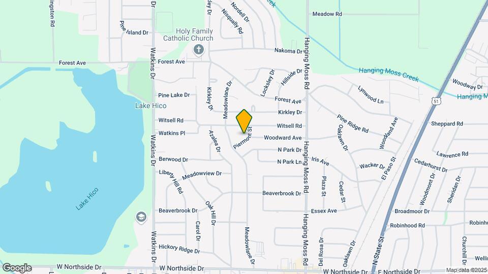 646 Piermont St Map and Location Details