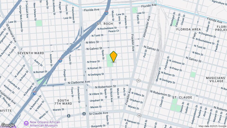 1819 St Roch Ave Map and Location Details