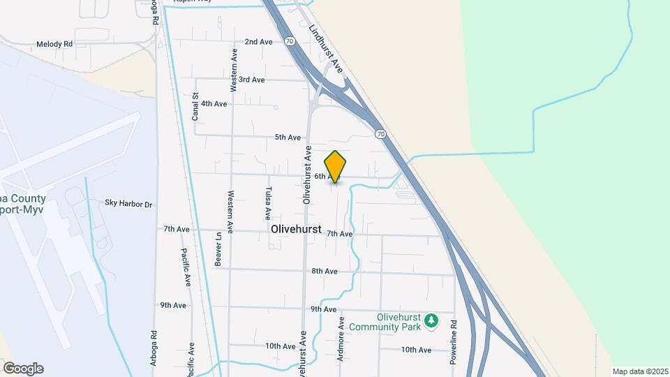 Olivehurst Map and Location Details