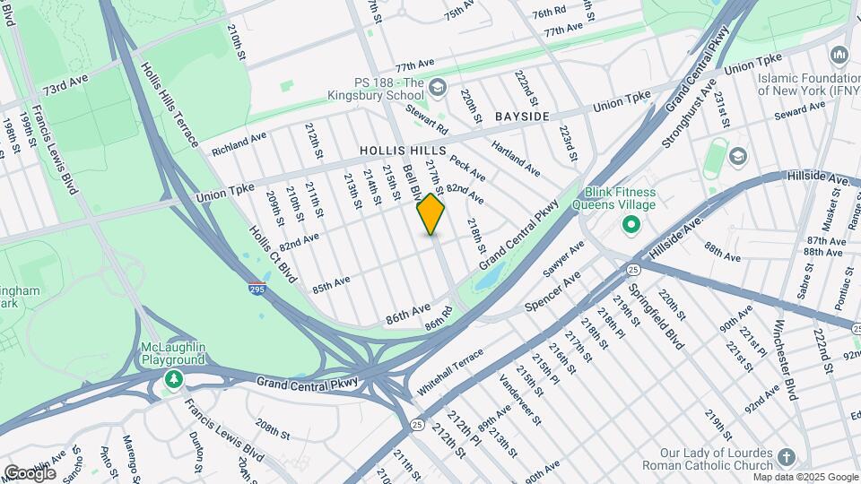 215-17-217 85th Ave Mapa y Detalles de la Ubicación