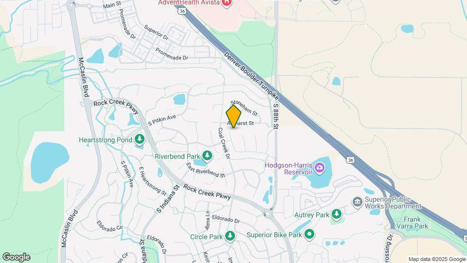 1214 S Weldona Ln Map and Location Details