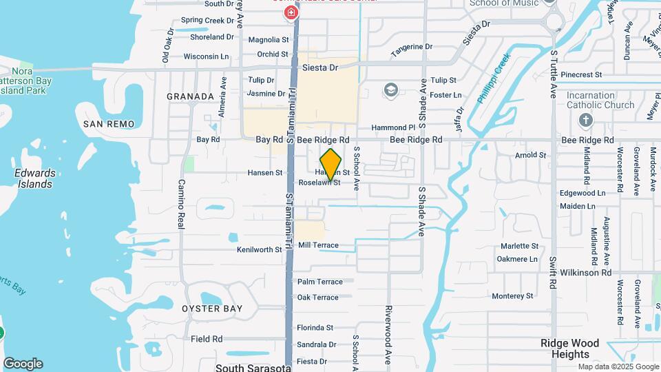 2066 Roselawn St Map and Location Details