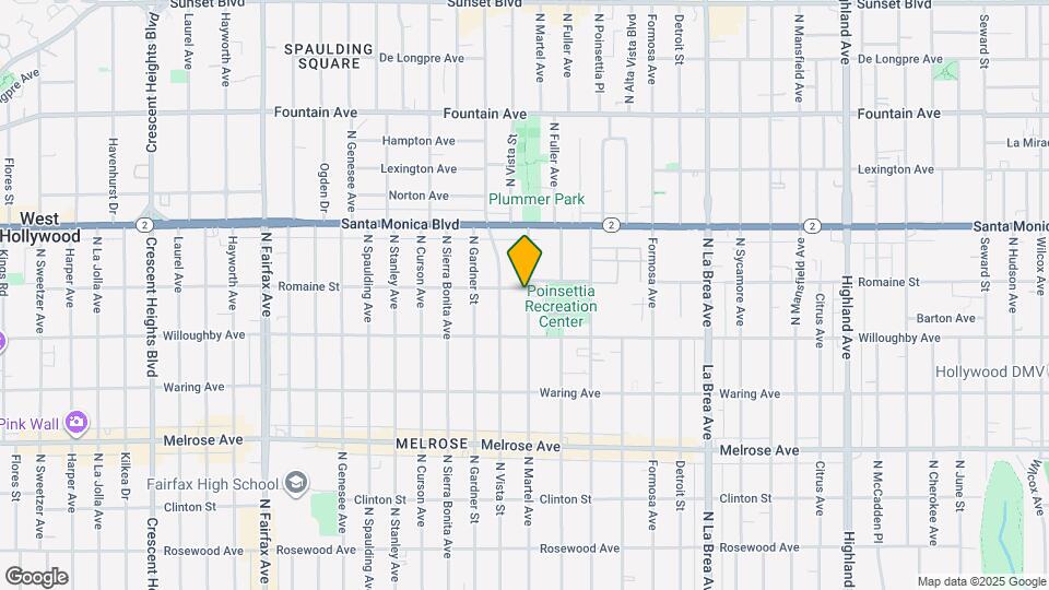 953 N Martel Ave Map and Location Details