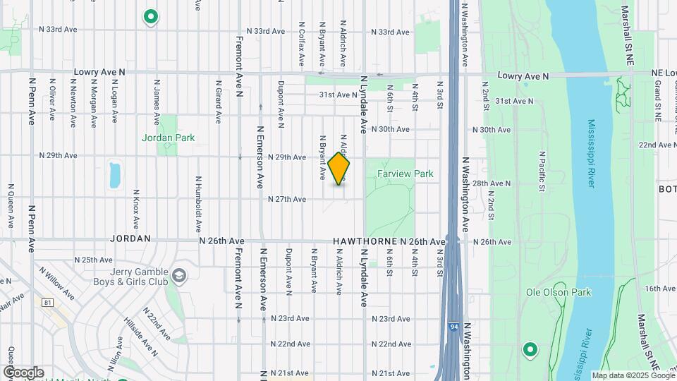 2709 N Aldrich Ave Map and Location Details