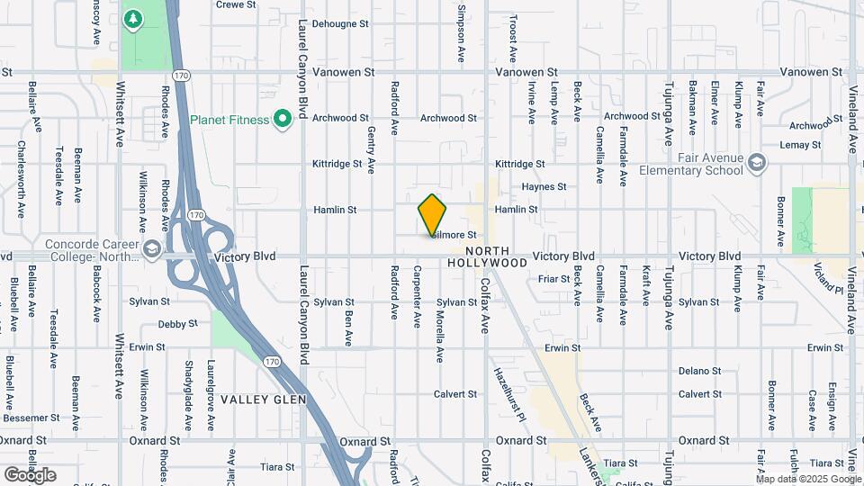 11816 Gilmore St Map and Location Details