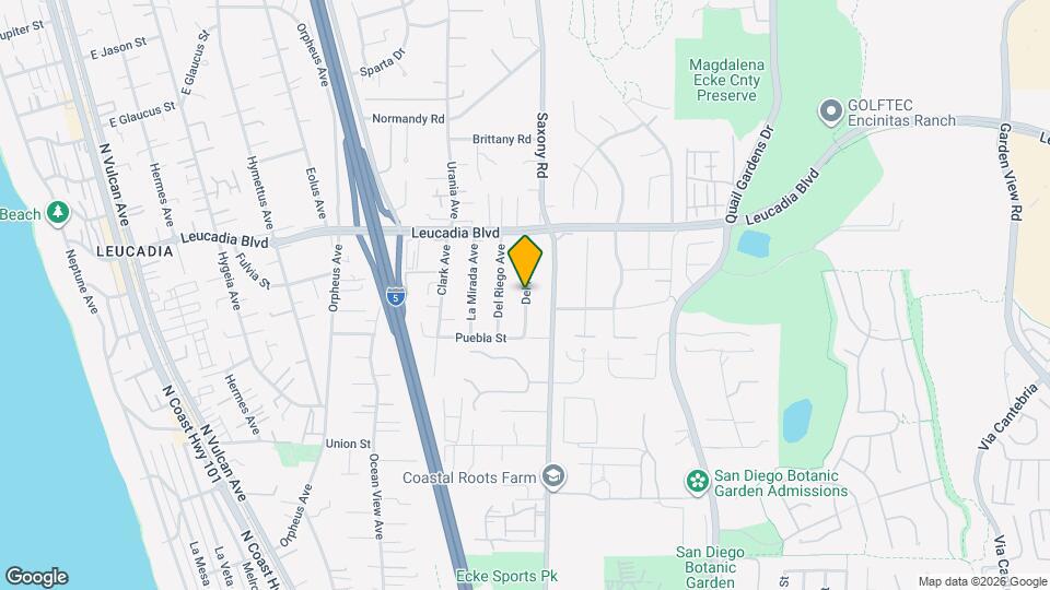 778 Del Riego Ave Map and Location Details