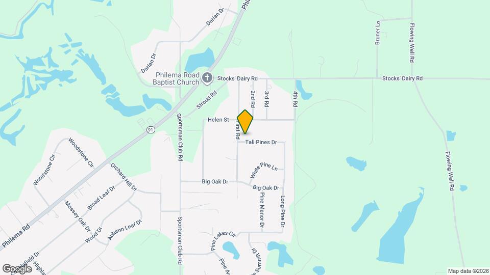 105 Tall Pines Dr Map and Location Details