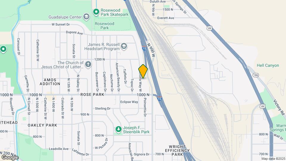 927 W 1100 N Map and Location Details