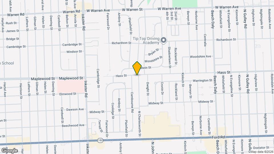 6341 N Charlesworth St Map and Location Details