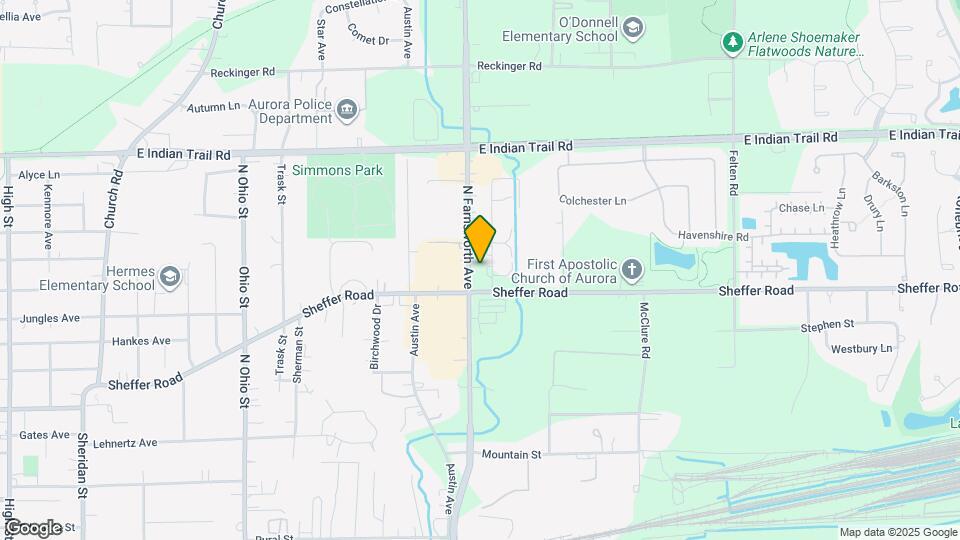 1015 N Farnsworth Ave Map and Location Details