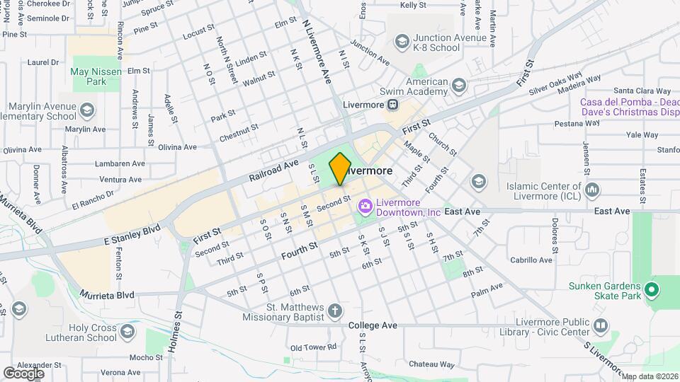 223 S K St Map and Location Details