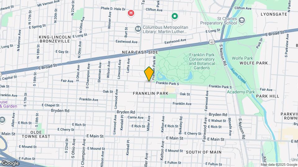 1487 Fair Ave Map and Location Details